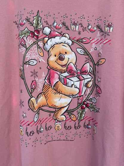 Winnie The Pooh Christmas Graphic Crewneck Sz L