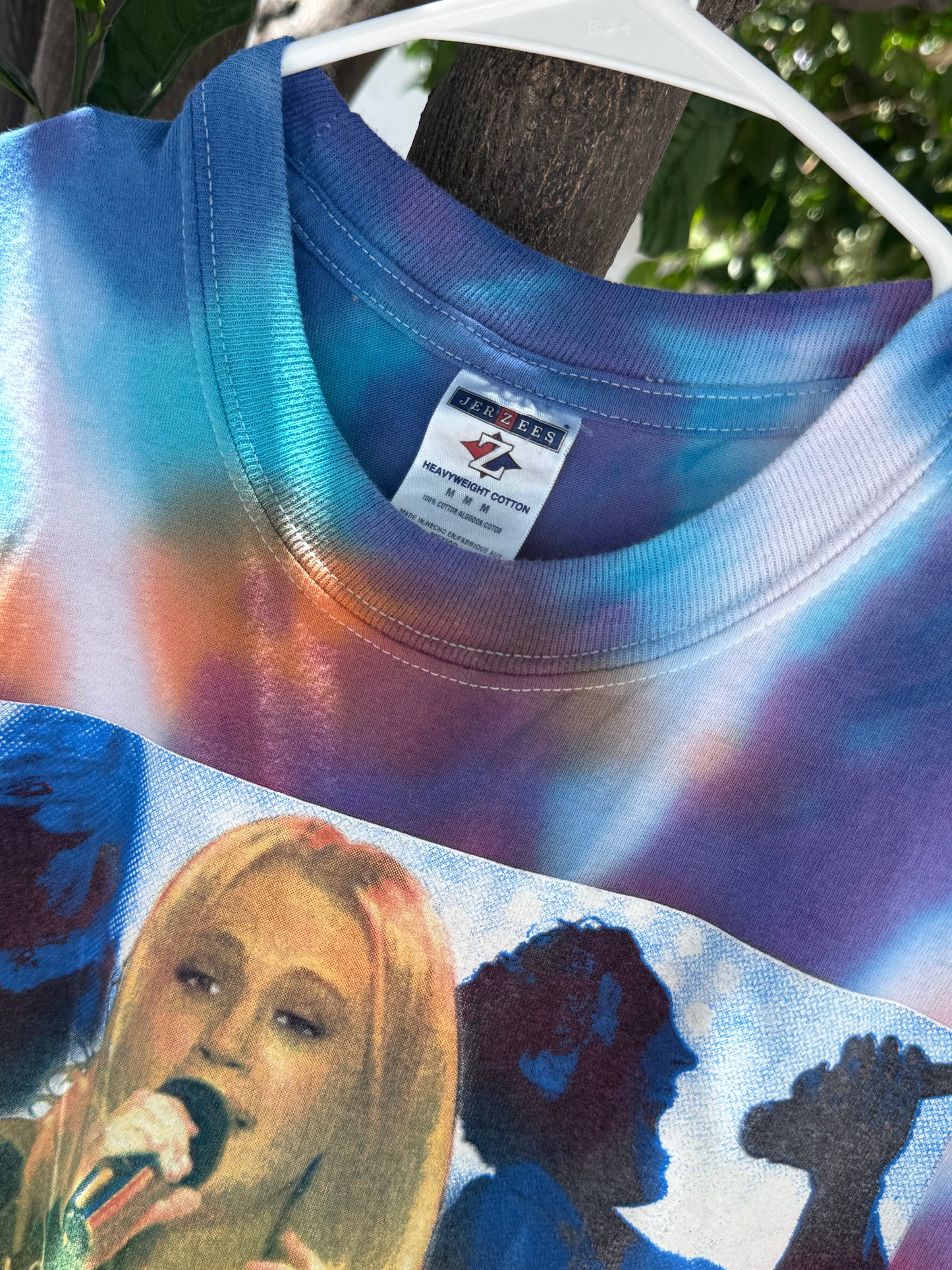 Vtg Y2K 2005 American Idol Tie-Dye Tee Sz M